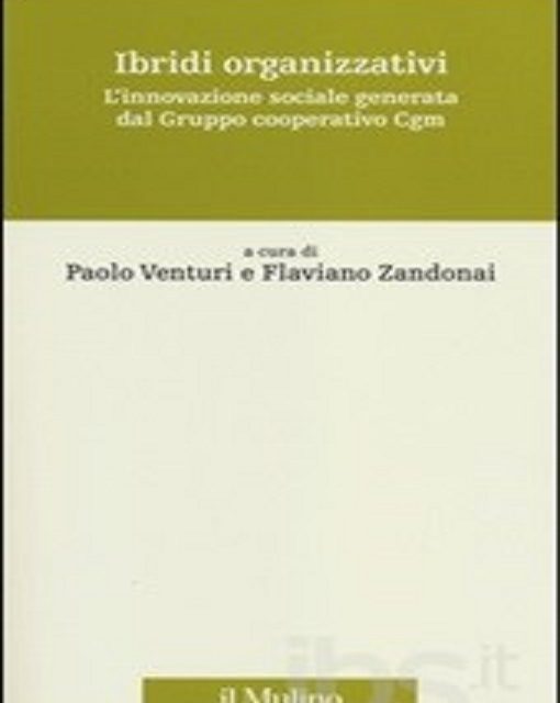 Ibridi organizzativi. L’innovazione sociale generata dal gruppo cooperativo Cgm di Paolo Venturi e Flaviano Zandonai, edizione Il Mulino 2014