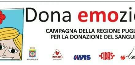 “Dona EMOzioni”, la campagna  di comunicazione e sensibilizzazione per la Donazione del Sangue