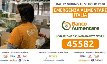“Emergenza Alimentare Italia”, la campagna di raccolta fondi promossa dalla Fondazione Banco Alimentare Onlus