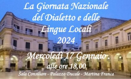 A Martina Franca “La Giornata Nazionale del dialetto e delle lingue locali 2024”