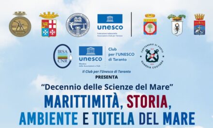 A Taranto “Terra e Mare da salvaguardare” celebra il primo “Decennio delle Scienze del Mare”