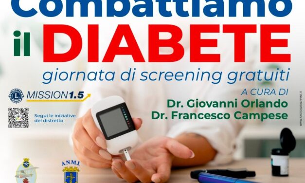 Campagna di prevenzione del diabete all’A.N.T.E.A.S. di Taranto