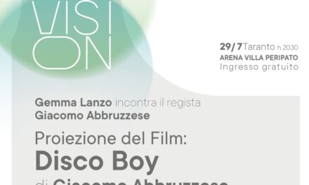 Taranto Eco Film Festival, incontro con il regista Giacomo Abbruzzese