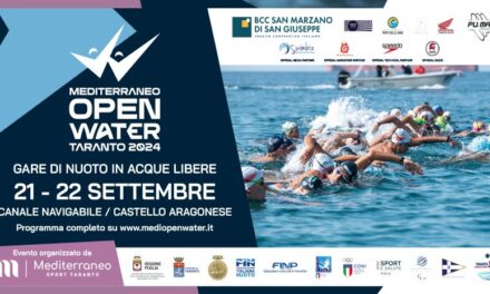 “Mediterraneo Open Water 2024”, cerimonia inaugurale al Castello Aragonese