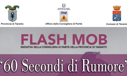 “60 secondi di rumore”, a Taranto un flash mob contro la violenza sulle donne